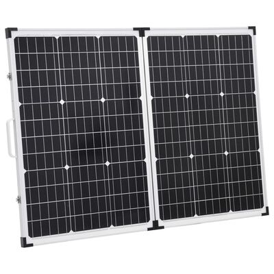 vidaXL Składany panel solarny, walizkowy, 120 W, 12 V