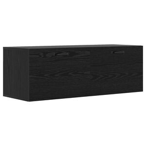 vidaXL Szafka ścienna Czarny dąb 100 x 36,5 x 35 cm