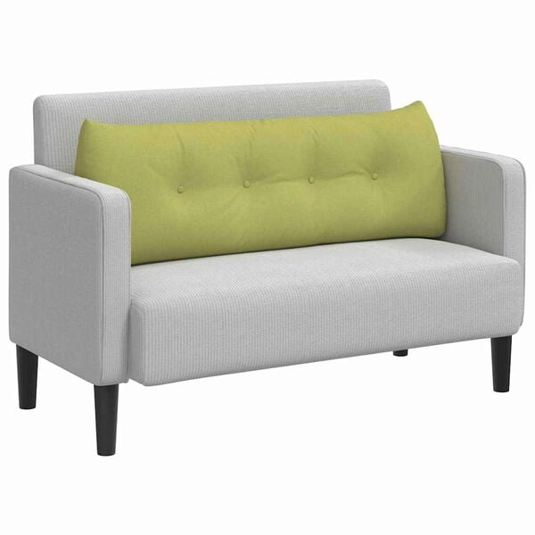 vidaXL Poduszka na plecy Jasnozielony 140 x 24 x 50 cm tkanina