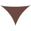 vidaXL Trójkątny żagiel ogrodowy, tkanina Oxford, 4x4x5,8 m, brązowy