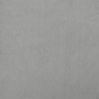 vidaXL Sofa dla dzieci, jasnoszara, 70x40x24 cm, aksamit
