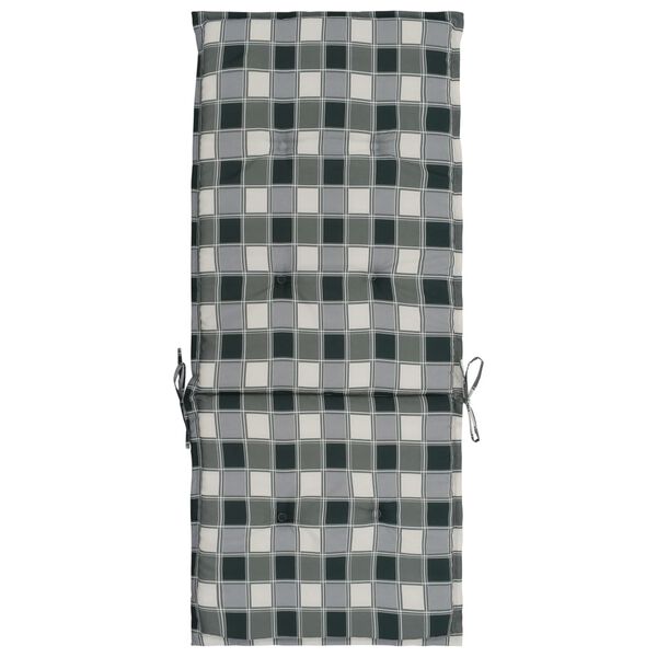 vidaXL Poduszki na krzesła ogrodowe, 2 szt., kolorowe, 120x50x3 cm