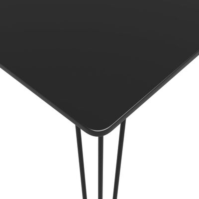 vidaXL Stolik barowy, czarny, 120x60x105 cm