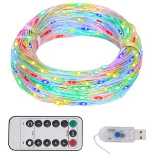 vidaXL Lampki LED, 150 diod, kolorowe, 15 m