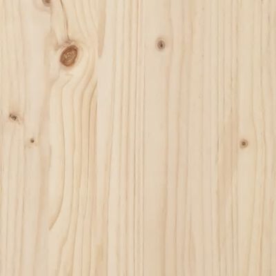 vidaXL Biurko, 140x50x75 cm, lite drewno sosnowe