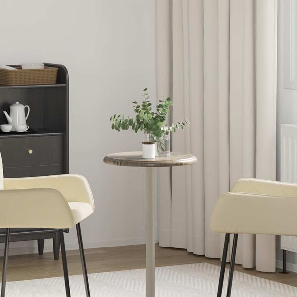 vidaXL Blat do stołu, szary, &Oslash;40 x 2,5 cm, marmur