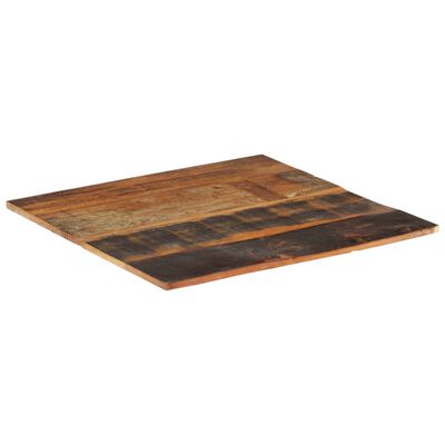 vidaXL Kwadratowy blat do stołu, 70x70 cm, 15-16 mm, drewno z odzysku