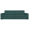 vidaXL Sofa Bed 200cm Ciemna zieleń tkanina