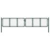 vidaXL Brama ogrodowa stalowa 400x75 cm zielona