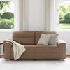 vidaXL 2-osobowa sofa Cappuccino 180x81x84 cm ze sk&oacute;ry ekologicznej