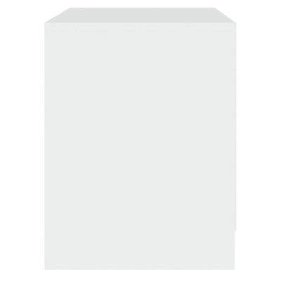 vidaXL Szafka nocna, biała, 45x34,5x44,5 cm, materiał drewnopochodny