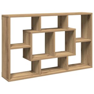 vidaXL P&oacute;łka ścienna Artisan Oak 85x16x52,5 cm Drewno konstrukcyjne