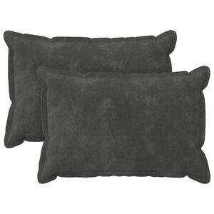 vidaXL Poszewka na poduszkę 2 pcs HOUTEN antracytowy 30 x 50 cm