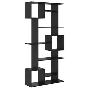 vidaXL Szafka na książki Czarny Dąb 92 x 29 x 188 cm