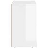 vidaXL Bufet Wysoki połysk biały 80,5 x 35 x 59 cm