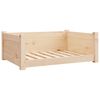vidaXL Legowisko dla psa, 75,5x55,5x28 cm, lite drewno sosnowe