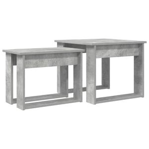vidaXL Zestaw stolik&oacute;w kawowych 2 szt. Betonowy szary 50 x 52 x 42 cm