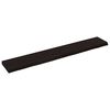 vidaXL P&oacute;łka, ciemnobrązowa, 180x30x(2-6) cm, wykończone drewno dębowe