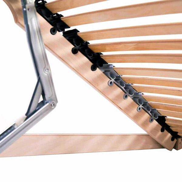 vidaXL Stelaż z listew Brązowy 90 x 190 cm Drewno bukowe