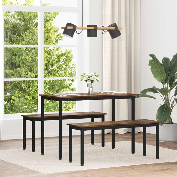 vidaXL Stoły do jadalni METAL