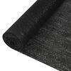 vidaXL Siatka cieniująca, czarna, 3,6x25 m, HDPE, 150 g/m&sup2;