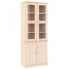 vidaXL Witryna ALTA, 77x35x186,5 cm, lite drewno sosnowe