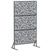 vidaXL Ekran prywatności 100 x 50 x 180 cm Stal antracytowy
