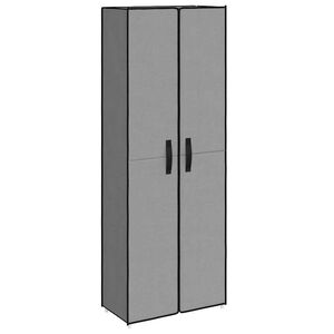 vidaXL Szafka na buty, szara, 60x30x166 cm, materiałowa