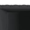 vidaXL Donice ogrodowe, 2 szt., czarne, 40x40x80 cm, rattan PE