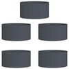 vidaXL Pierścień doniczki 5 pcs Antracyt 40 x 40 x 20 cm