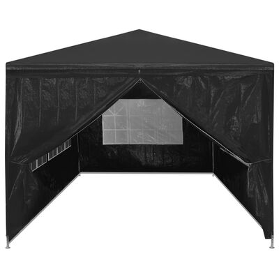vidaXL Namiot imprezowy, 3 x 6 m, antracytowy