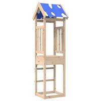 vidaXL Wieża do placu zabaw, 52,5x46,5x208 cm, lite drewno sosnowe