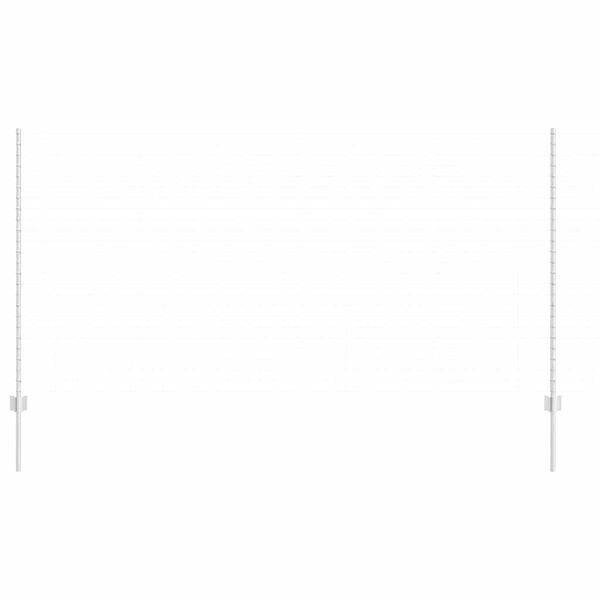vidaXL Słupek ogrodzeniowy. 5 pcs Srebrny 140 cm Stal