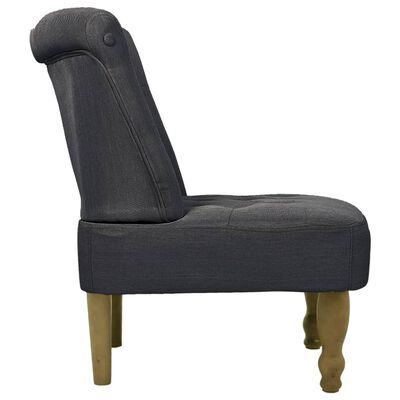 vidaXL Fotele w stylu francuskim, 2 szt., szare, tkanina