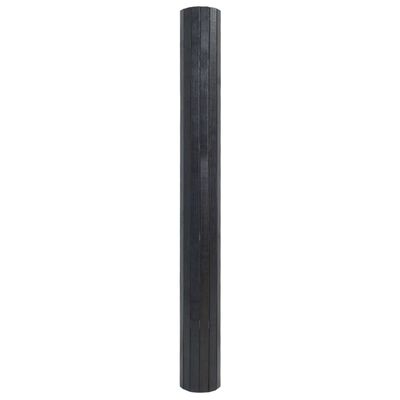 vidaXL Dywan prostokątny, szary, 60x200 cm, bambusowy
