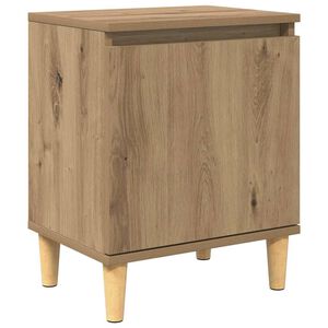 vidaXL Szafka Nocna Dąb rzemieślniczy 40 x 30 x 50 cm