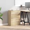 vidaXL Szafki z 2 szufladami, 2 szt., dąb sonoma, 60x31x40 cm