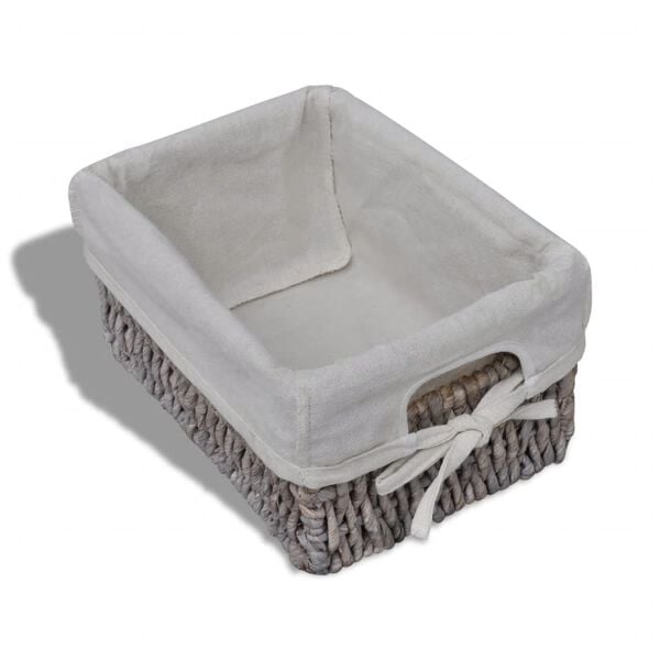 vidaXL Drewniana szafka z 3 koszykami, brązowa