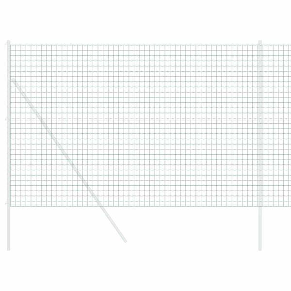 vidaXL Ogrodzenie Euro Zielony 1,5 x 10 m Żelazo pokryte PVC