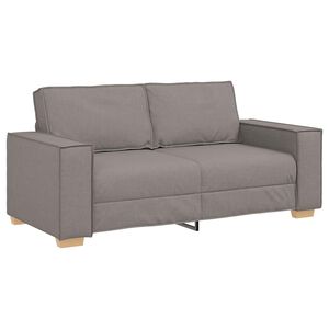 vidaXL Sofa 2-osobowa Taupe 180x78x84 cm Tkanina