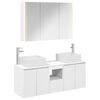 vidaXL Zestaw Szafek Łazienkowych 4 pcs Biały Drewno inżynieryjne