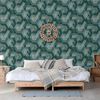 DUTCH WALLCOVERINGS Tapeta Onyx, zielono-złota
