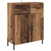 vidaXL Highboard Montowane na ścianie Stare drewno 69,5 x 34 x 180 cm