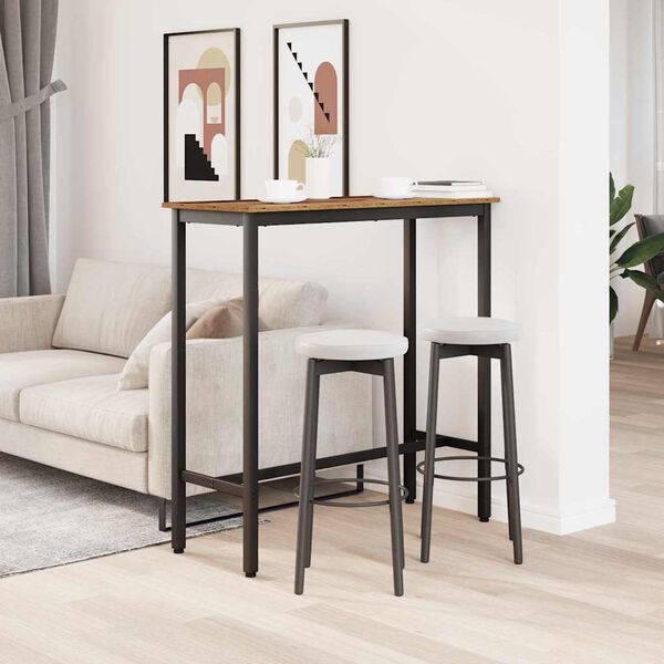 vidaXL st&oacute;ł Stare drewno 100 x 40 x 100,5 cm