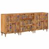 vidaXL Bufet 3 szt. 60 x 33,5 x 75 cm Drewno z mango Naturalny