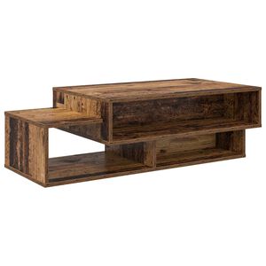 vidaXL Stolik kawowy Stare drewno 105 x 50 x 32,5 cm