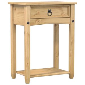 vidaXL Stolik konsolowy Corona, 55x35x73 cm, lite drewno sosnowe