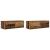 vidaXL Szafki RTV 2 szt. Stare drewno 80x31x25,5 cm Drewno klejone