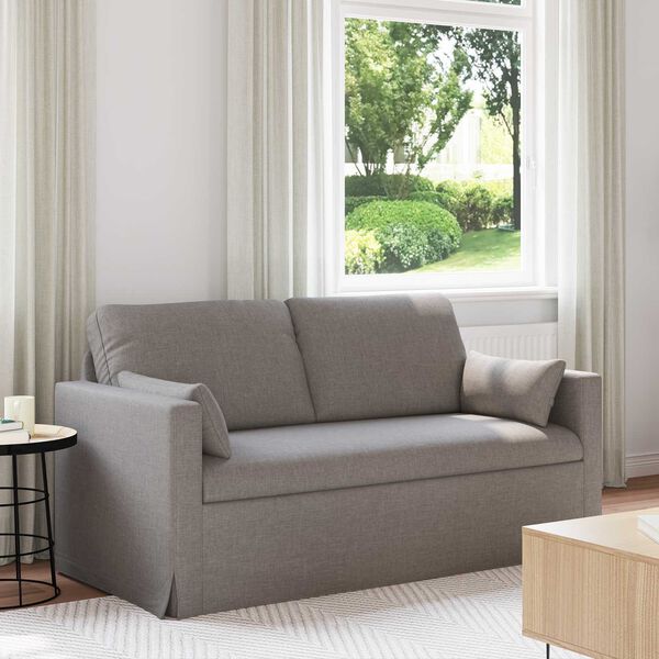 vidaXL Sofa Ciemnoszary
