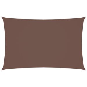 vidaXL Prostokątny żagiel ogrodowy, tkanina Oxford, 5x8 m, brązowy